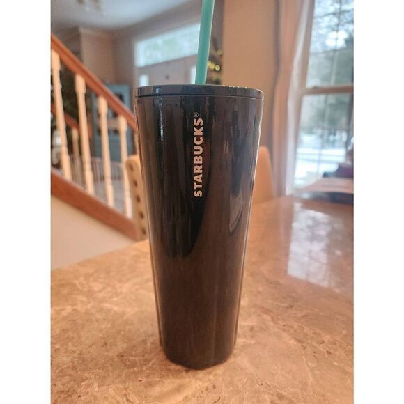 Starbucks NWT  peacock 2 tone  metal venti tumbler  Spring 2023 - Picture 2 of 4